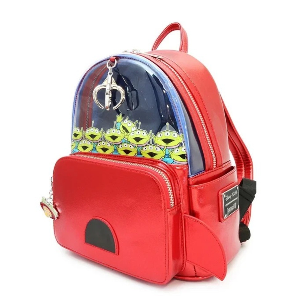 Loungefly Disney Pixar Toy Story Aliens and Claw Machine Mini Backpack